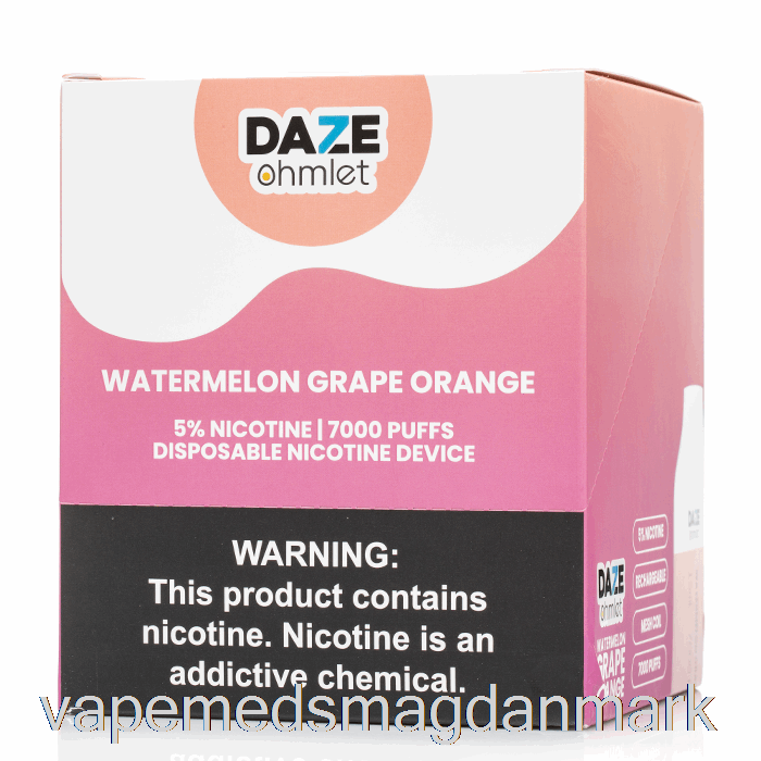 Vape Juice [10-pak] 7 Daze Ohmlet 7000 Engangs